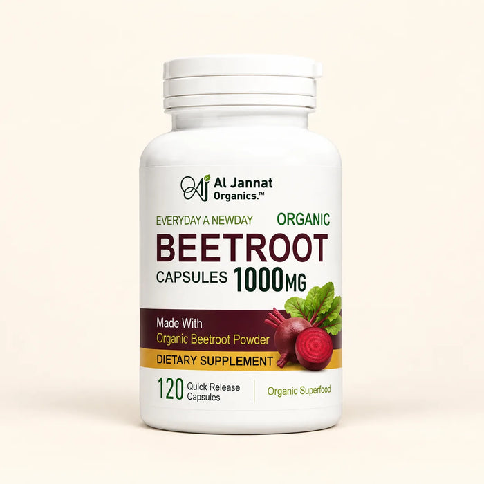Al Jannat Organics Beetroot Capsules 1000mg