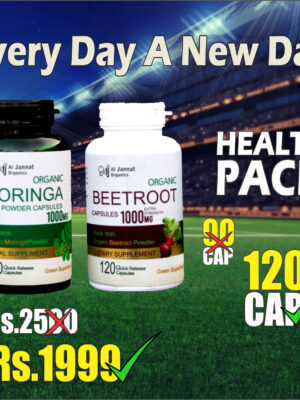 Moringa Capsules 120's and Beetroot Capsules 120's