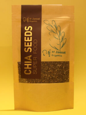 Organic Chia Seeds (Imported) – 100g | Superfood for Weight Loss, Omega-3, Vitamins, and Minerals