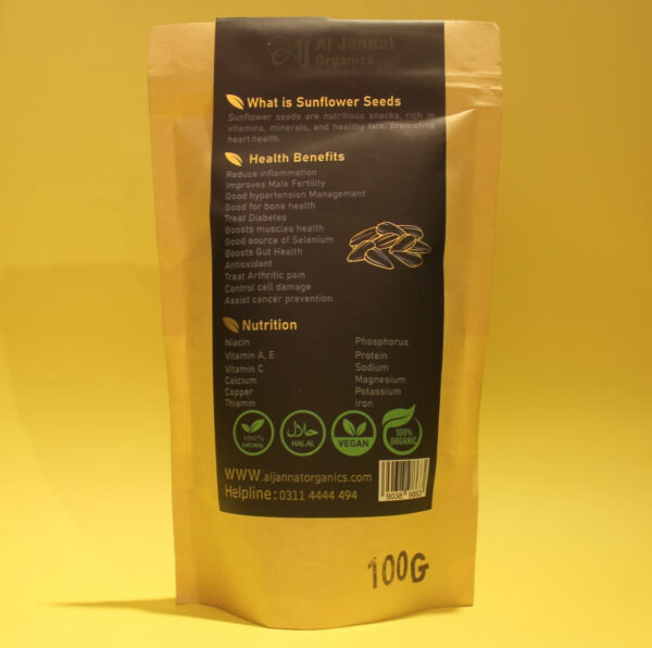 Organic Sunflower Seeds (Kernels Without Shell) – 100g | Boost Immunity & Support Weight Loss