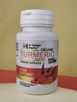 Al Jannat Organic Turmeric (Haldi) Capsules – 60 Capsules