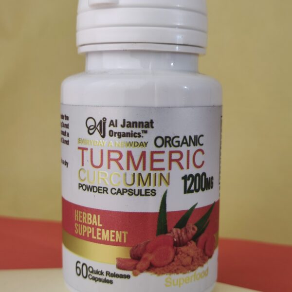 Organic Turmeric (Haldi) Capsules – 60 Capsules